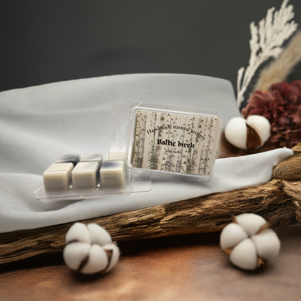 Wax melt for cabin vibes earthy scent wax melt birch scented wax melt woody scent wax melt Baltic birch 2.5 oz wax melt
