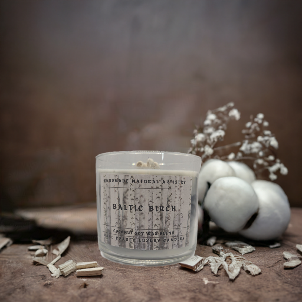 Baltic birch 16 oz candle