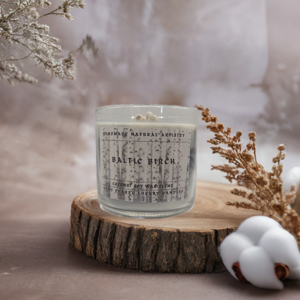 Baltic birch 16 oz candle