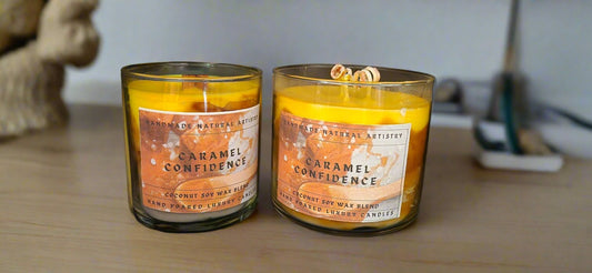 Caramel confidence 16 oz lux 3 wick candle