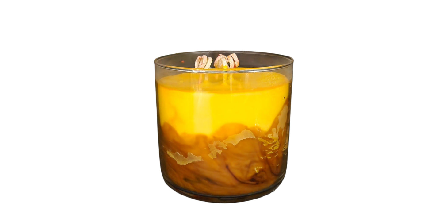 Caramel confidence 16 oz lux 3 wick candle