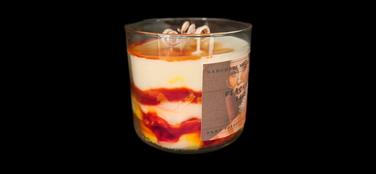 Peachy and fierce 16 oz 3 wick candle