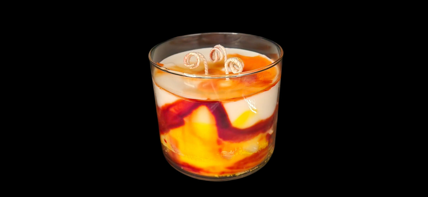 Peachy and fierce 16 oz 3 wick candle