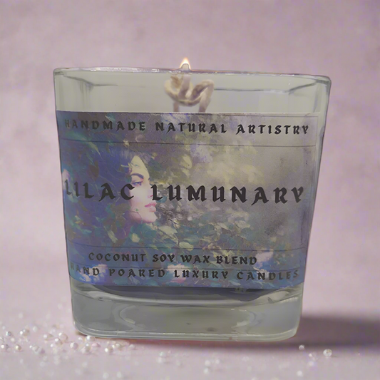 Lilac Scented Candle - Aromatherapy Gift for Mom & Girlfriend