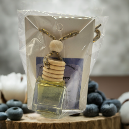 Luxurious Car Diffuser - Blueberry Boss Babe Scent | Handmade Natural Artistry
