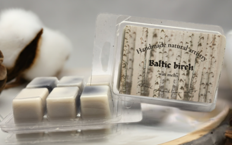 Wax melt for cabin vibes earthy scent wax melt birch scented wax melt woody scent wax melt Baltic birch 2.5 oz wax melt