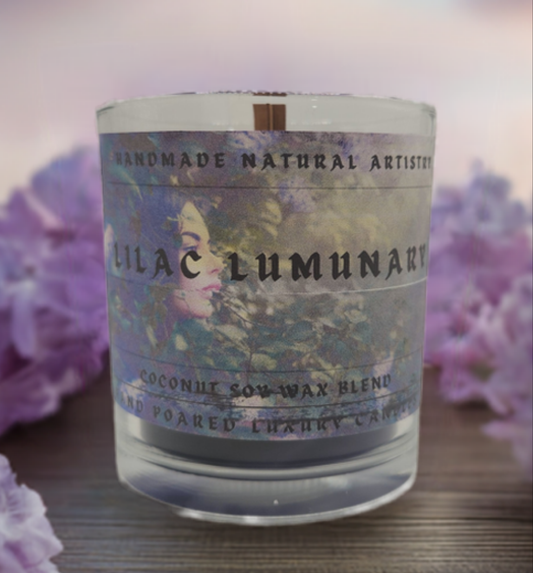lilac scented candle 6 oz Lilac Luminary Candle - Dreamy Vibe Candle