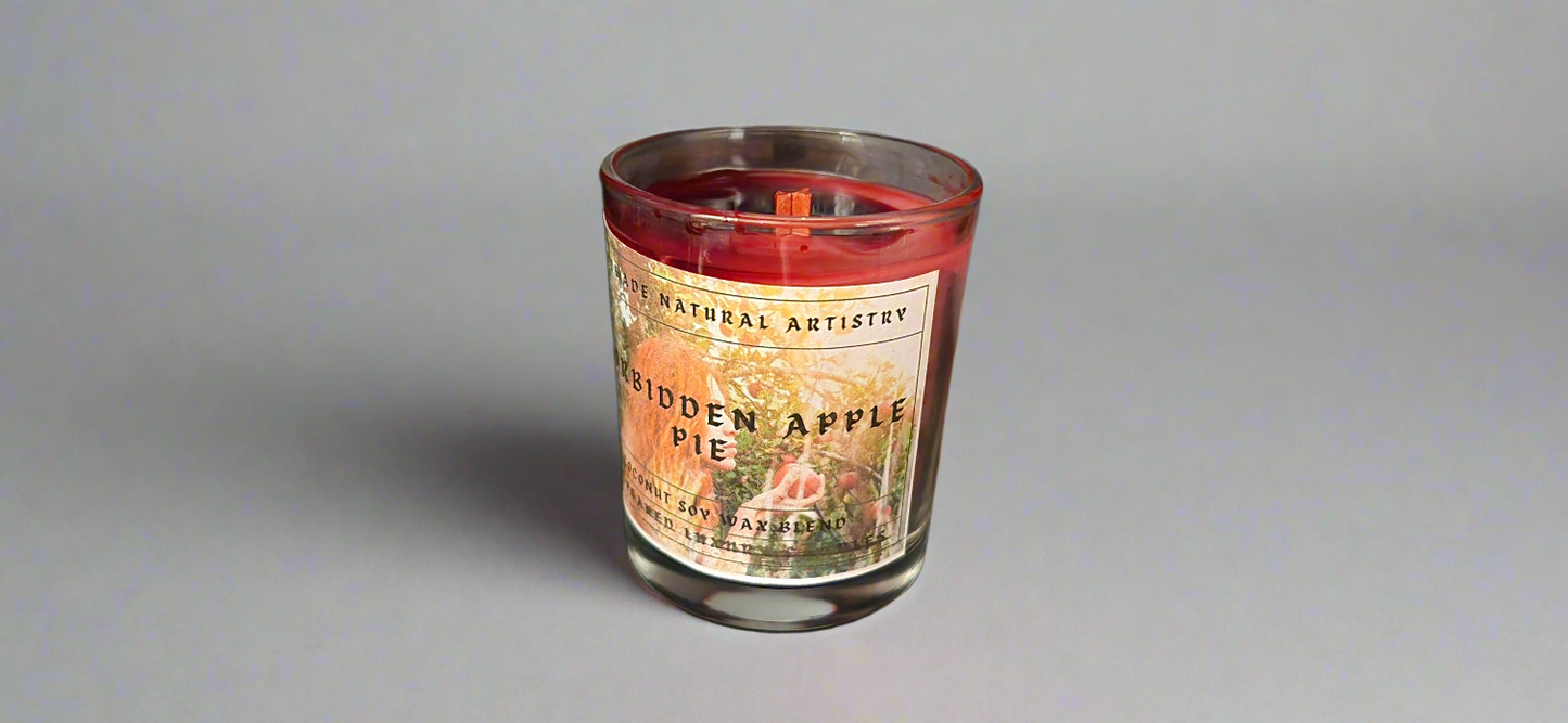 Forbidden Apple Pie 6 oz X Crackling Wood Wick Candle