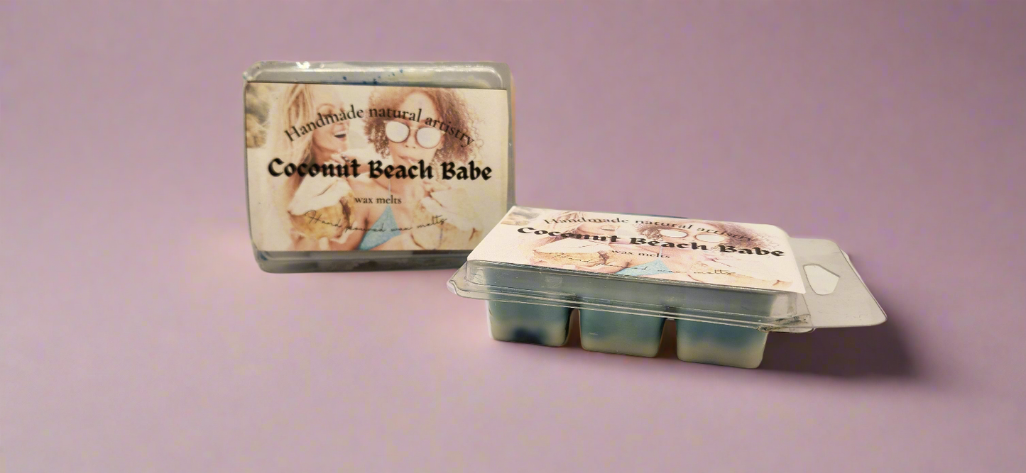 Coconut Beach Babe Wax Melt - Tropical Island Vibe