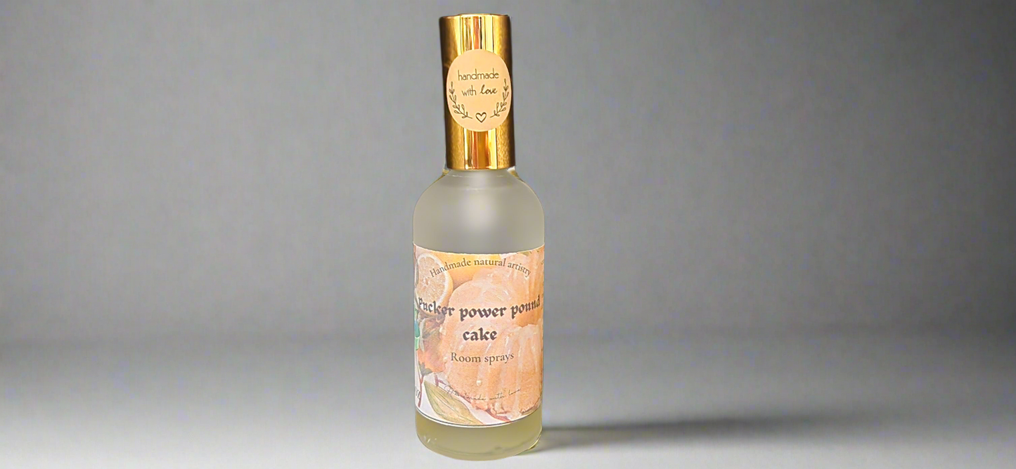 Pucker power pound cake 3.8 oz lux room spray