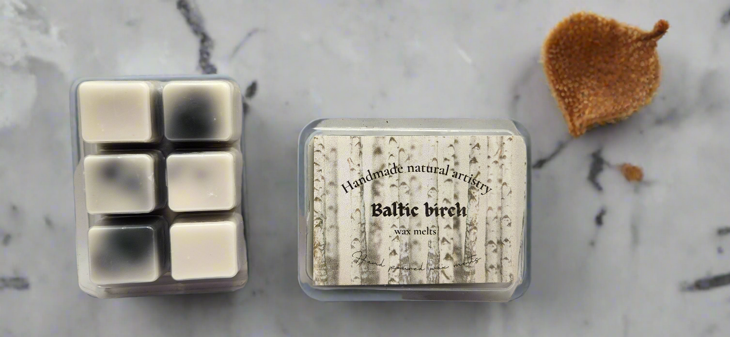 Wax melt for cabin vibes earthy scent wax melt birch scented wax melt woody scent wax melt Baltic birch 2.5 oz wax melt