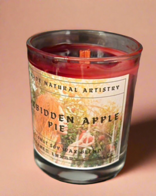 Forbidden Apple Pie 6 oz X Crackling Wood Wick Candle