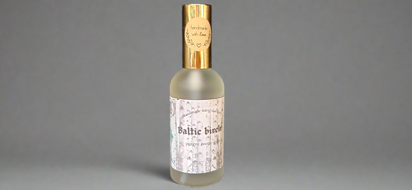 Room spray wood scented birch for husband gift for garage boyfreind gift for dorm wood scented room spray cabin vibes birch scented frosted glass room spray Baltic Birch 3.8 oz lux room spray