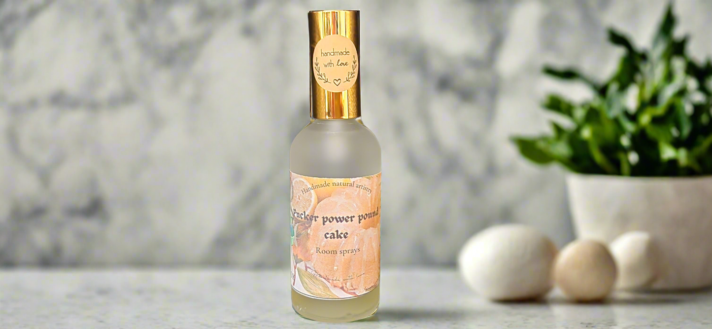 Pucker power pound cake 3.8 oz lux room spray