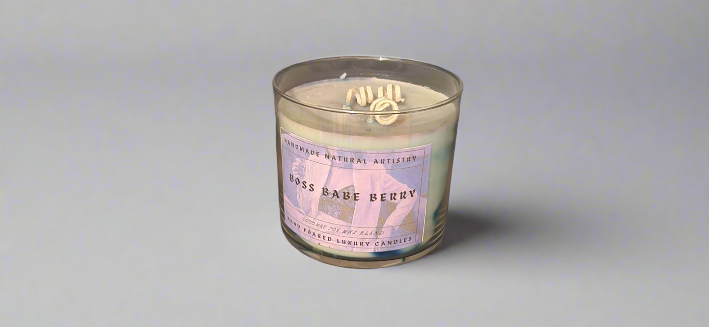 Boss babe berry 16 oz 3 wick candle