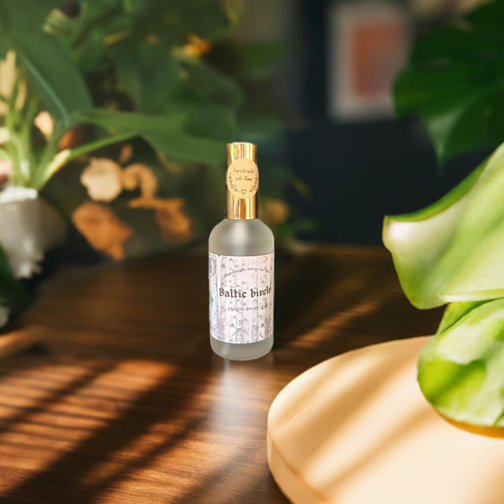 Room spray wood scented birch for husband gift for garage boyfreind gift for dorm wood scented room spray cabin vibes birch scented frosted glass room spray Baltic Birch 3.8 oz lux room spray
