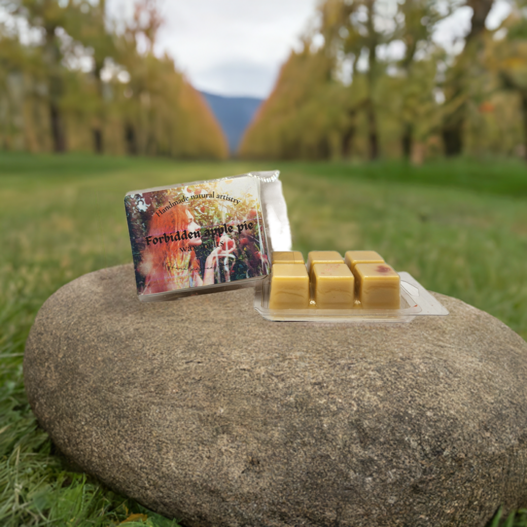 Wax melt for southern kitchen bakery vibes wax melt fruity apple pie scent wax melt super strong wax melt Forbidden apple pie 2.5 oz wax melt