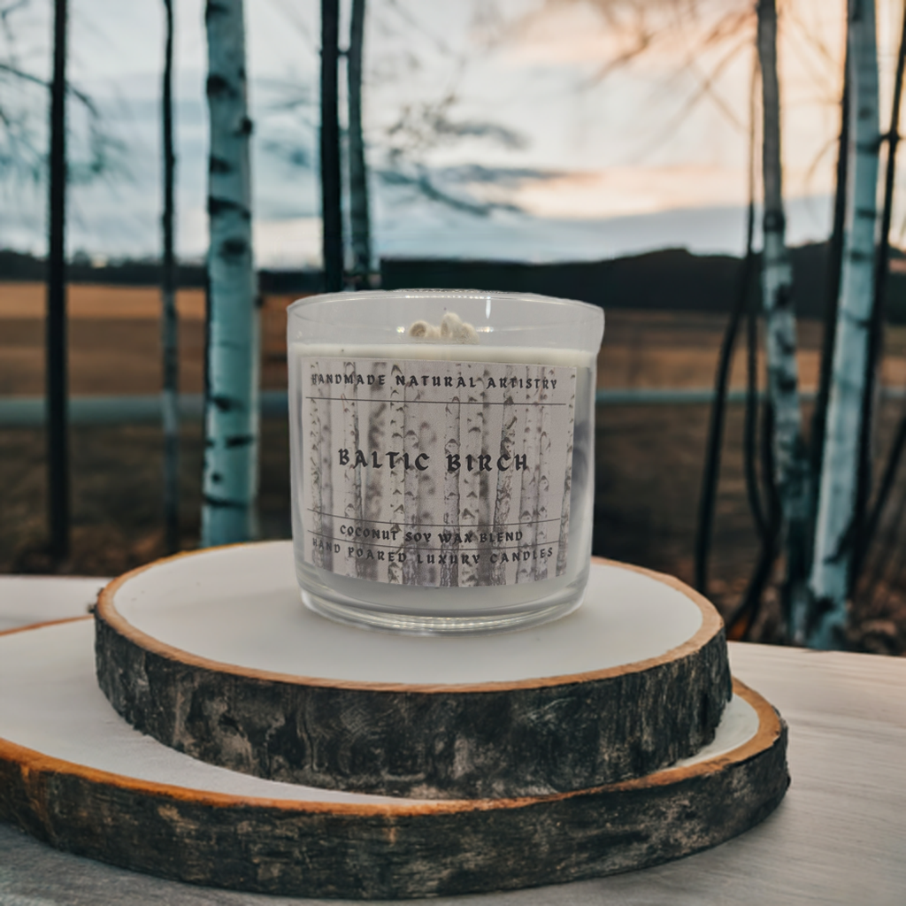 Baltic birch 16 oz candle