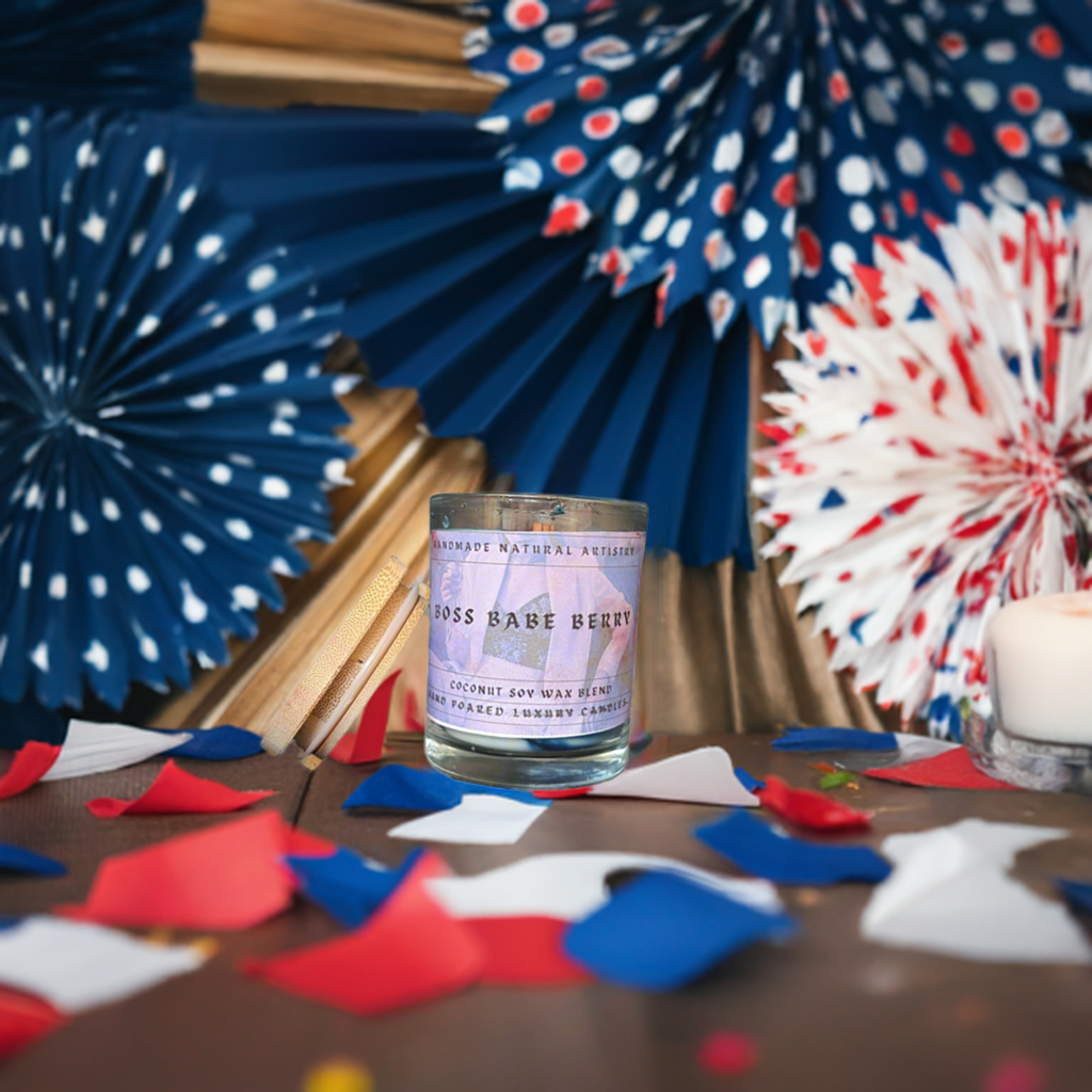 Boss Babe Berry 6 oz Craclking Wood Wick Candle