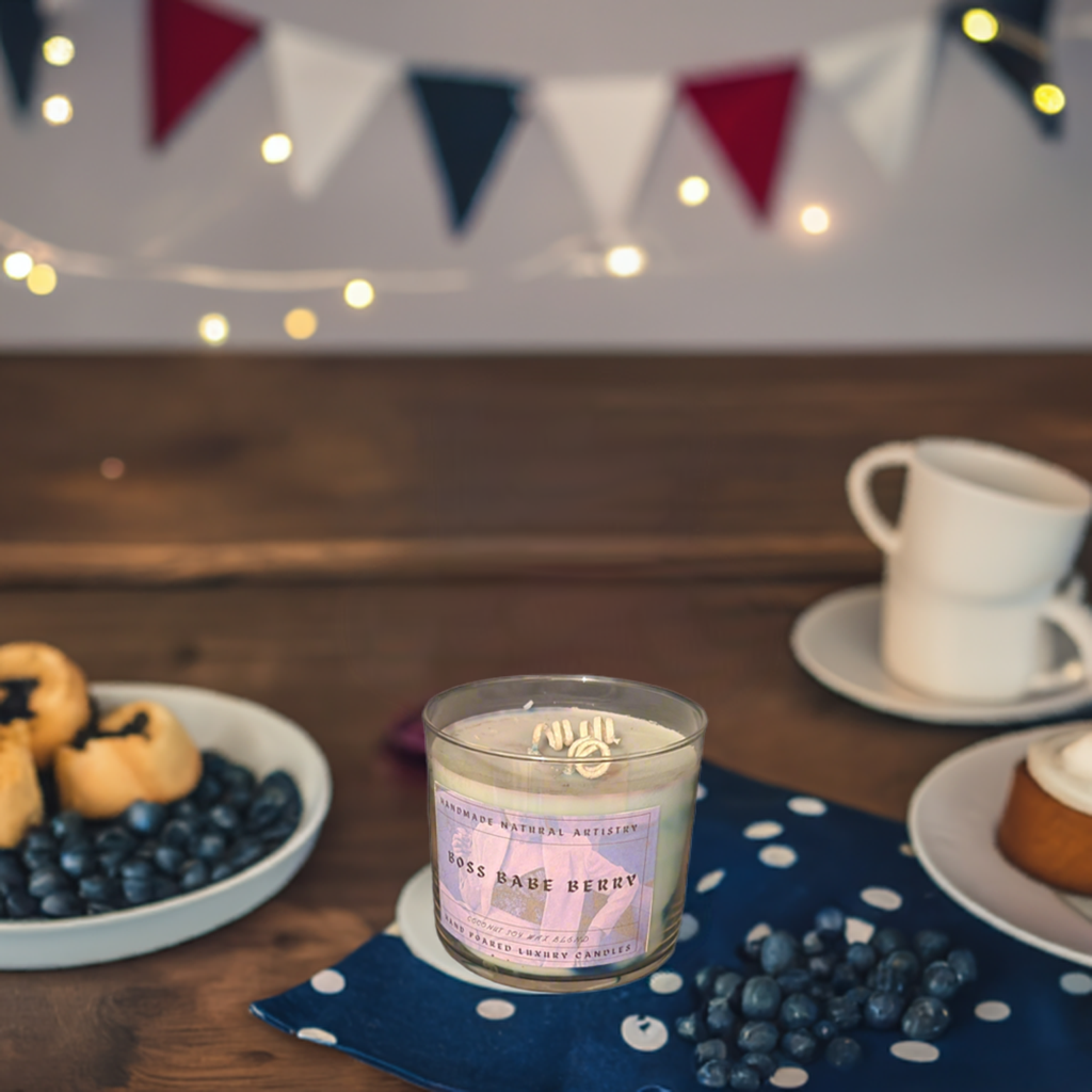 Boss babe berry 16 oz 3 wick candle