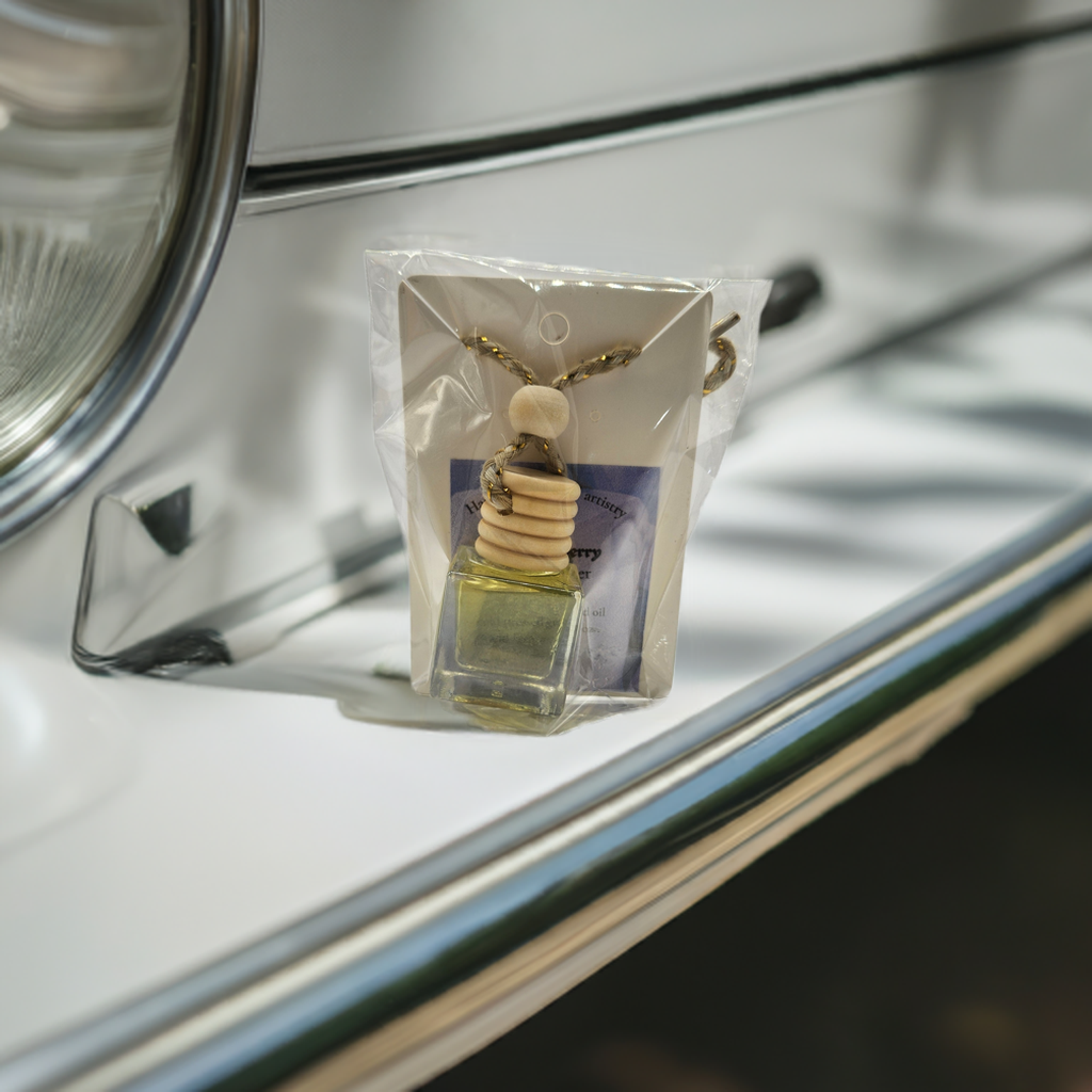 Luxurious Car Diffuser - Blueberry Boss Babe Scent | Handmade Natural Artistry