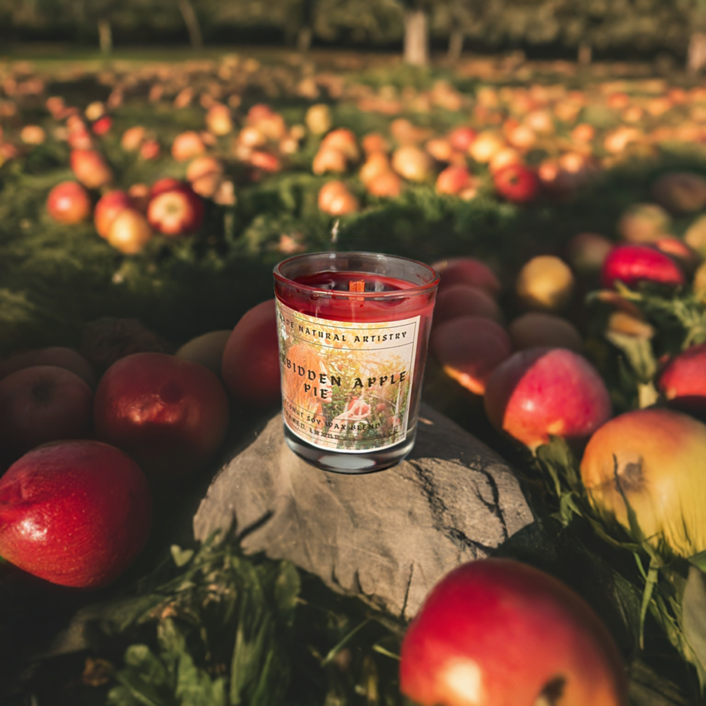 Forbidden Apple Pie 6 oz X Crackling Wood Wick Candle