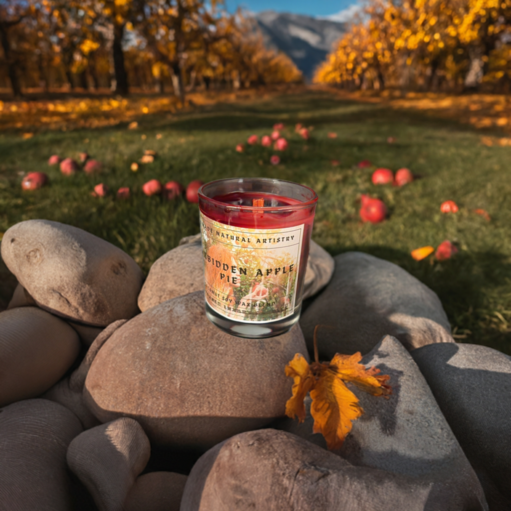 Forbidden Apple Pie 6 oz X Crackling Wood Wick Candle