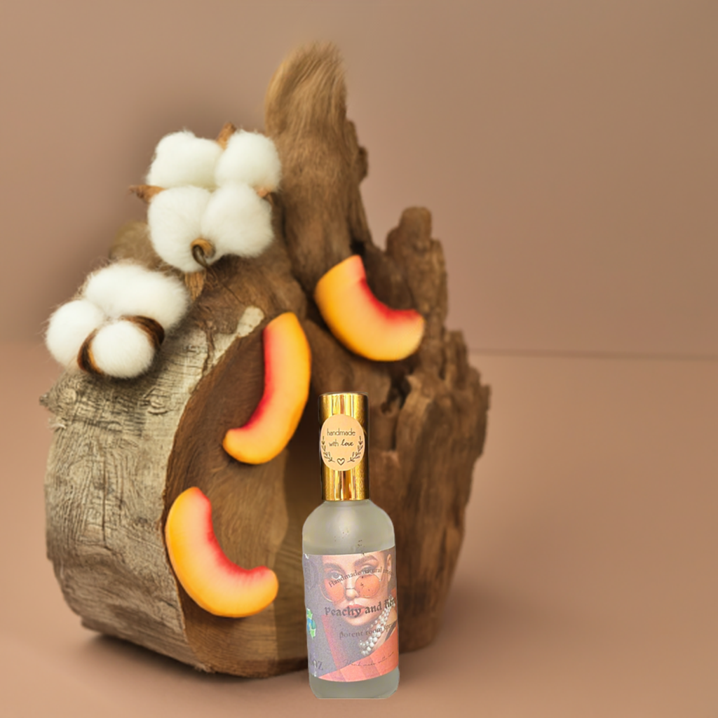 Room spray Peachy and fierce frosted glass luxurious room spray gift for boss gift unique scent room spray gift for duaghter 3.8 oz lux room spray