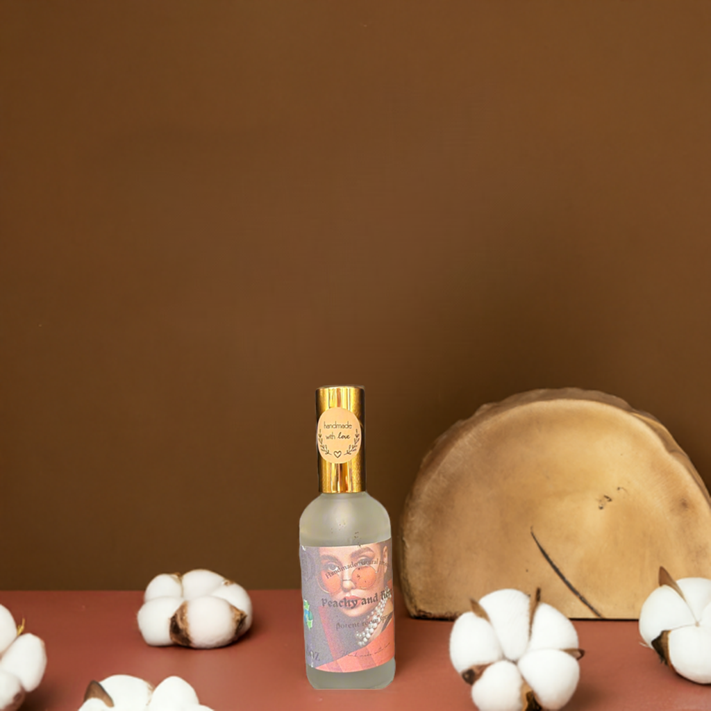 Room spray Peachy and fierce frosted glass luxurious room spray gift for boss gift unique scent room spray gift for duaghter 3.8 oz lux room spray