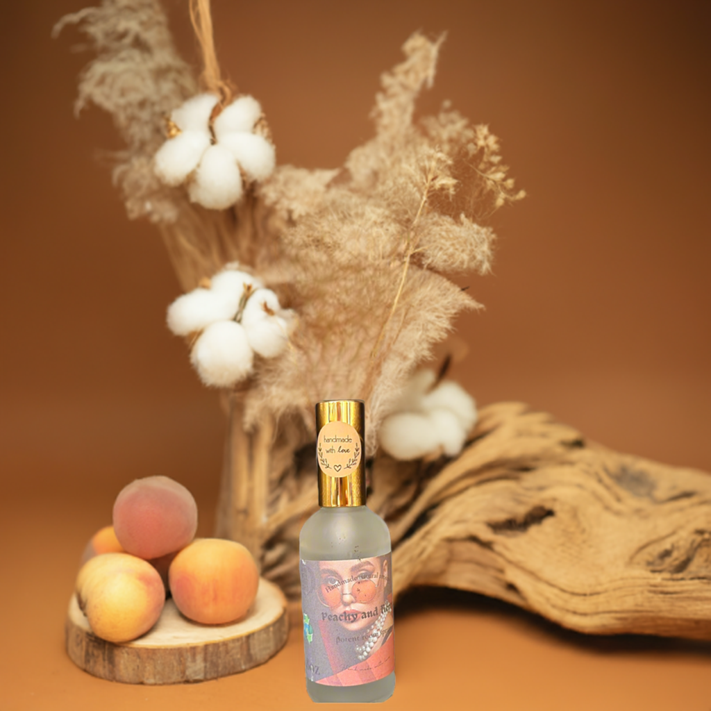 Room spray Peachy and fierce frosted glass luxurious room spray gift for boss gift unique scent room spray gift for duaghter 3.8 oz lux room spray
