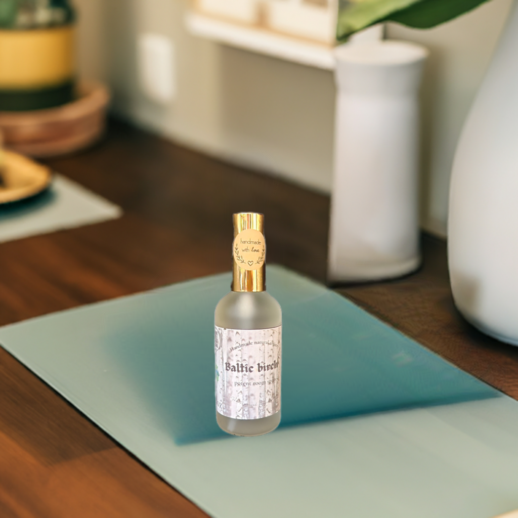 Room spray wood scented birch for husband gift for garage boyfreind gift for dorm wood scented room spray cabin vibes birch scented frosted glass room spray Baltic Birch 3.8 oz lux room spray