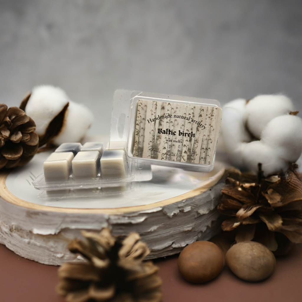 Wax melt for cabin vibes earthy scent wax melt birch scented wax melt woody scent wax melt Baltic birch 2.5 oz wax melt