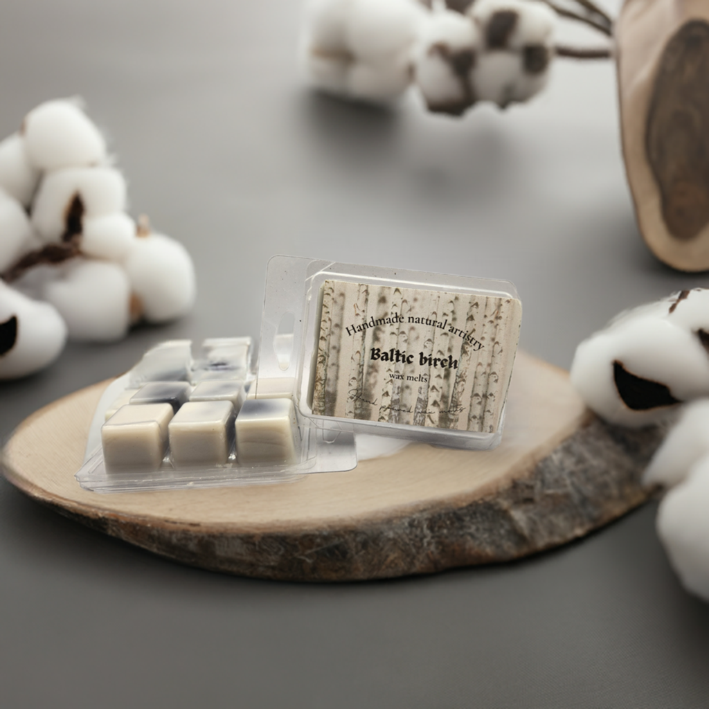 Wax melt for cabin vibes earthy scent wax melt birch scented wax melt woody scent wax melt Baltic birch 2.5 oz wax melt