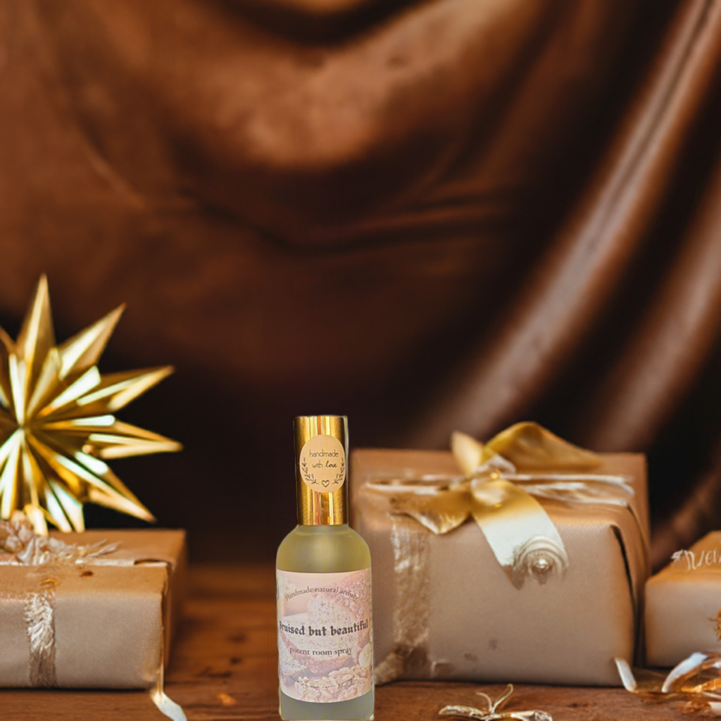 Room spray for her roomspray gift for mom bakery scented room spray gift for girlfreind bannana nut bread scented Bruised but beautiful 3.8 oz lux room spray