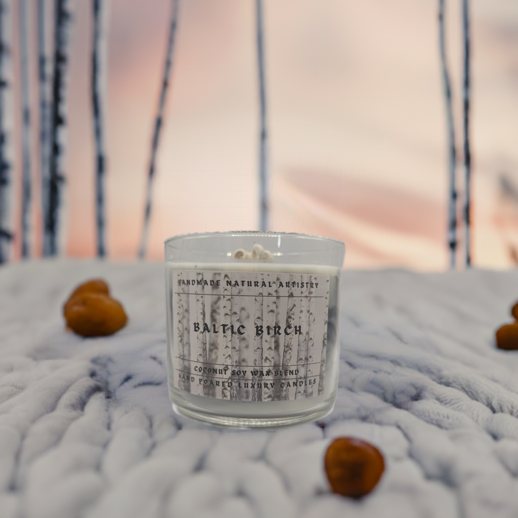 Baltic birch 16 oz candle