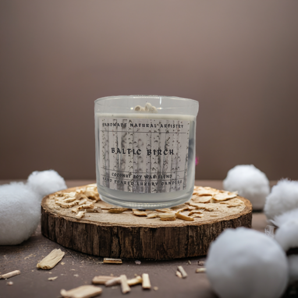 Baltic birch 16 oz candle