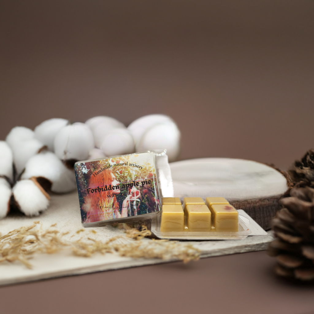 Wax melt for southern kitchen bakery vibes wax melt fruity apple pie scent wax melt super strong wax melt Forbidden apple pie 2.5 oz wax melt