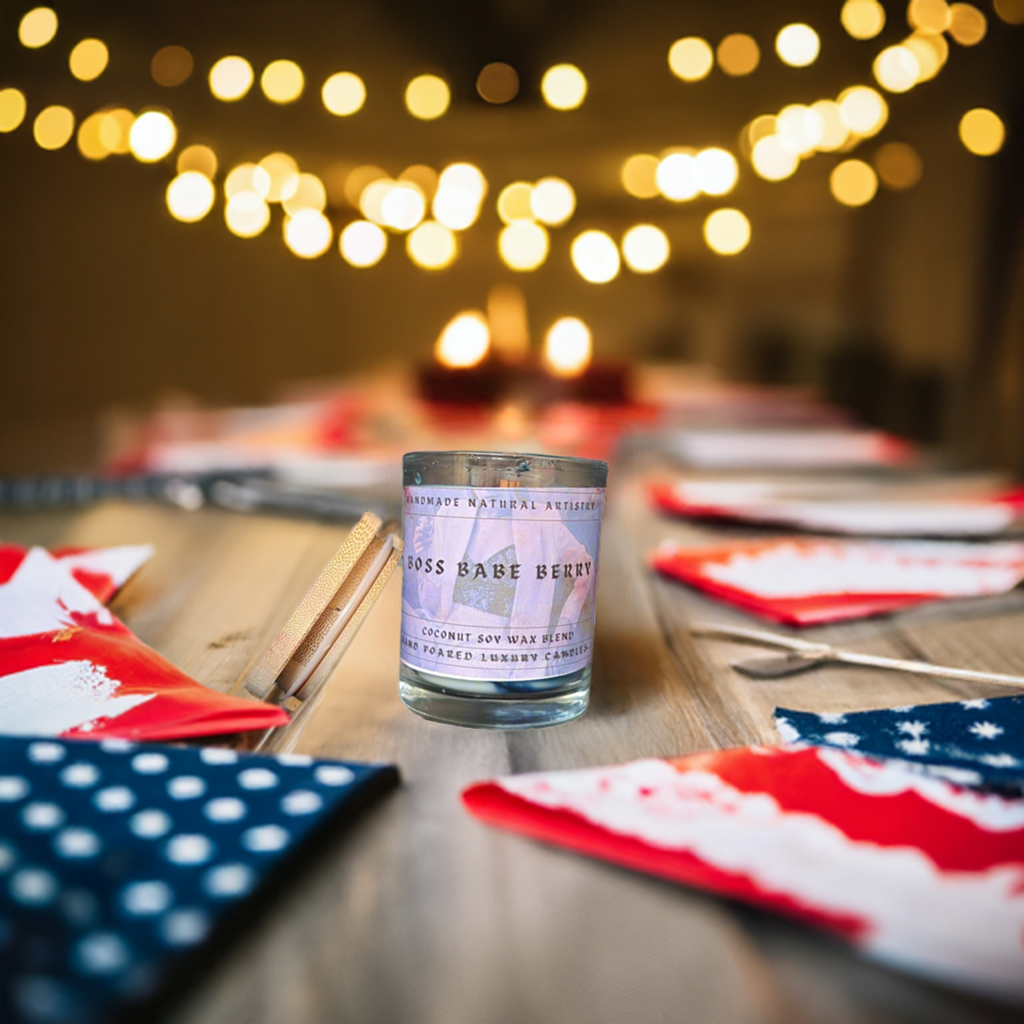 Boss Babe Berry 6 oz Craclking Wood Wick Candle