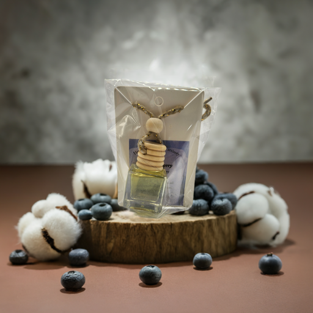 Luxurious Car Diffuser - Blueberry Boss Babe Scent | Handmade Natural Artistry