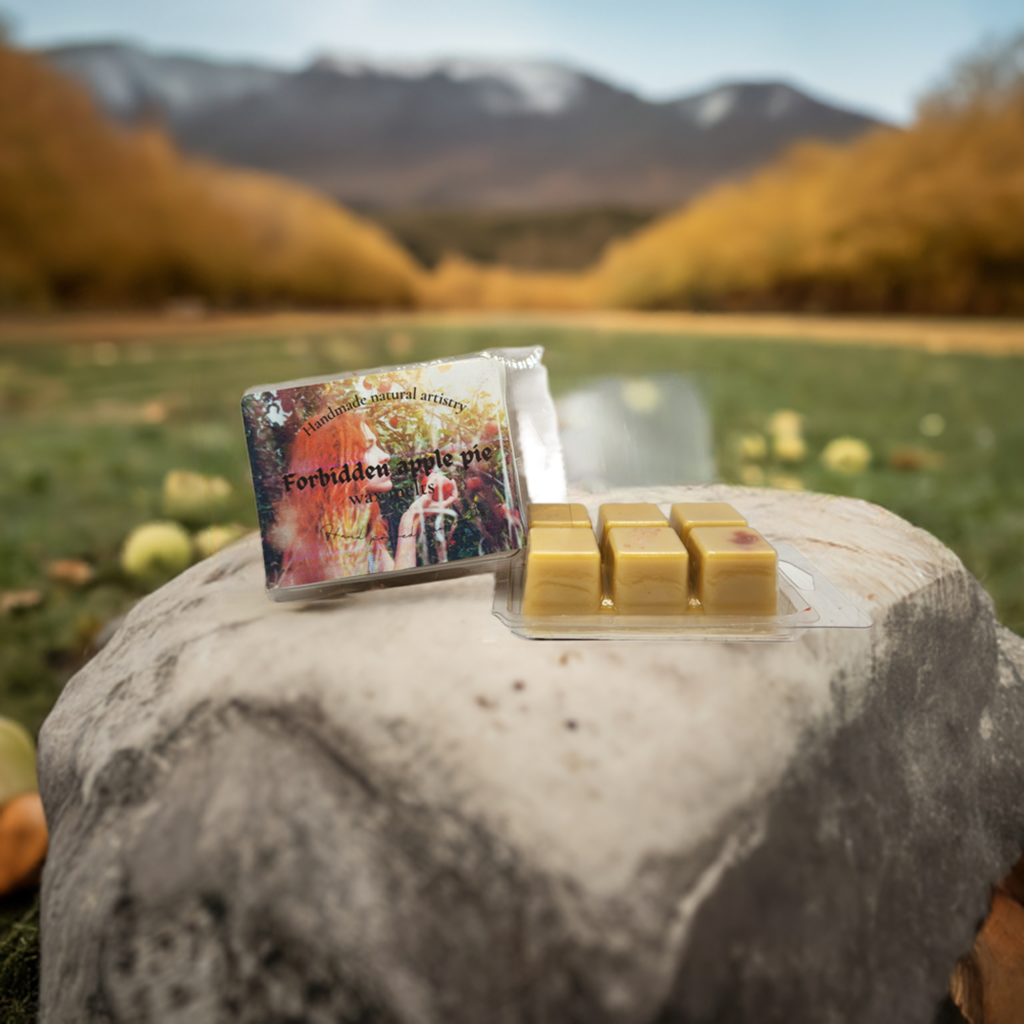 Wax melt for southern kitchen bakery vibes wax melt fruity apple pie scent wax melt super strong wax melt Forbidden apple pie 2.5 oz wax melt