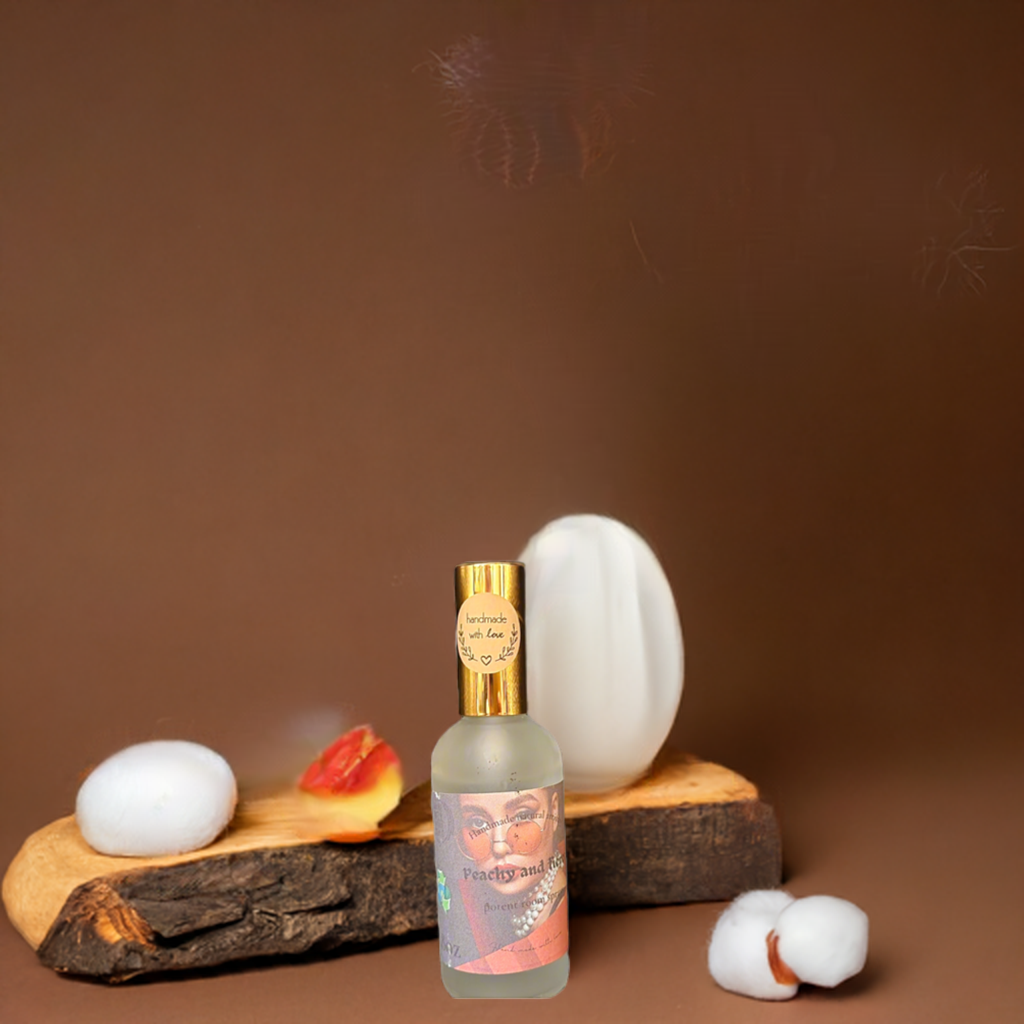 Room spray Peachy and fierce frosted glass luxurious room spray gift for boss gift unique scent room spray gift for duaghter 3.8 oz lux room spray