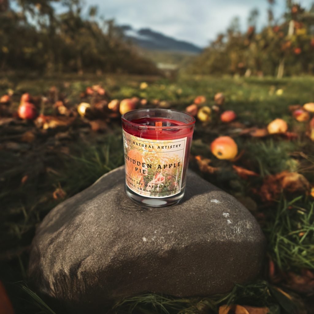 Forbidden Apple Pie 6 oz X Crackling Wood Wick Candle