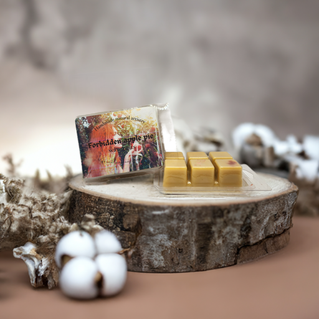 Wax melt for southern kitchen bakery vibes wax melt fruity apple pie scent wax melt super strong wax melt Forbidden apple pie 2.5 oz wax melt
