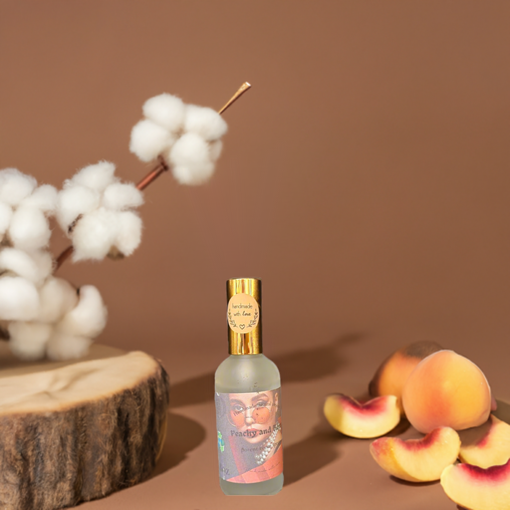 Room spray Peachy and fierce frosted glass luxurious room spray gift for boss gift unique scent room spray gift for duaghter 3.8 oz lux room spray