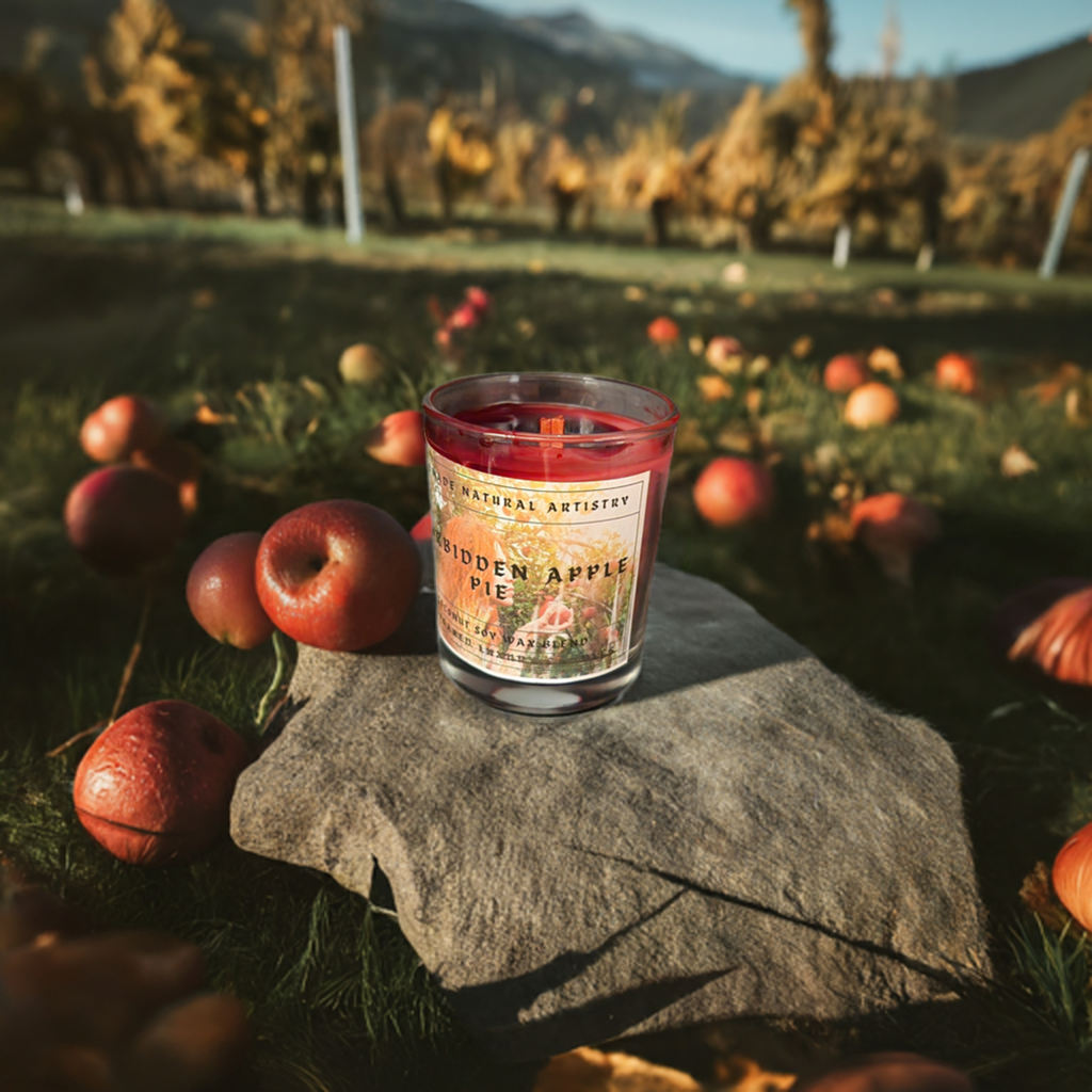 Forbidden Apple Pie 6 oz X Crackling Wood Wick Candle