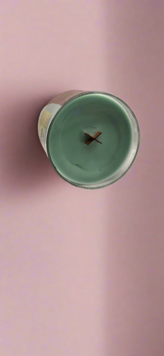 Refreshing Cucumber & Melon Wood Wick Candle - 10 oz Cool and Comanding